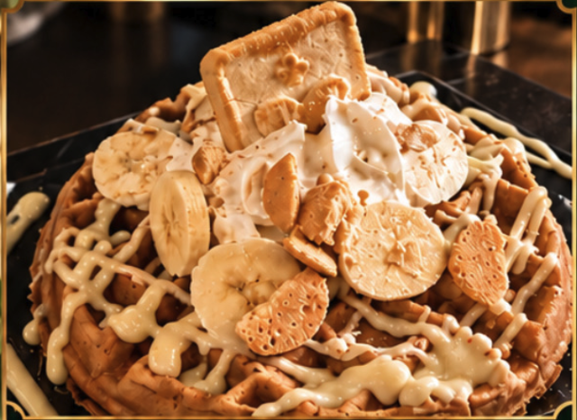 Banana Pudding Waffle.