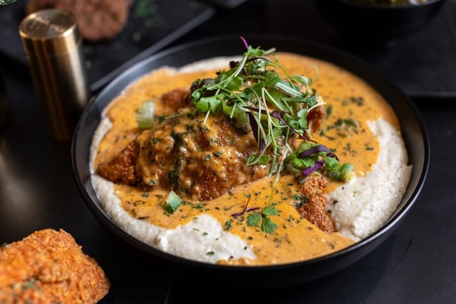 Southern Catfish and Grits.