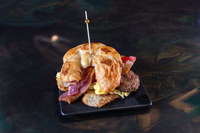 Meat Lovers Croissant.
