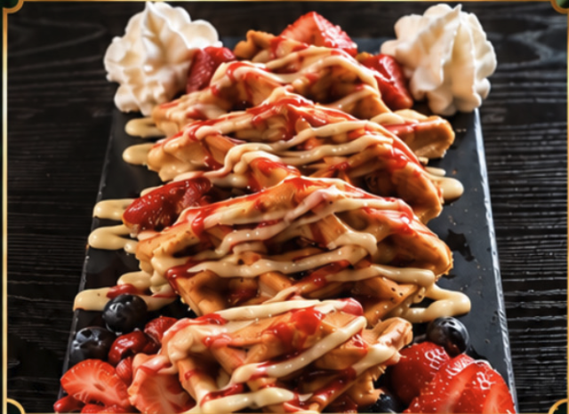 Strawberry Cheesecake Waffle.